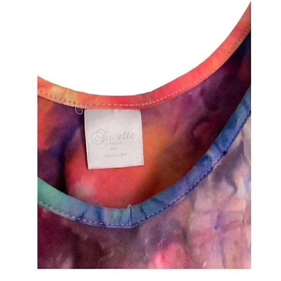 Luxette Active Set with Crop Top and Shorts in SOFT Tie Dye - Size M/L - Picture 4 of 6